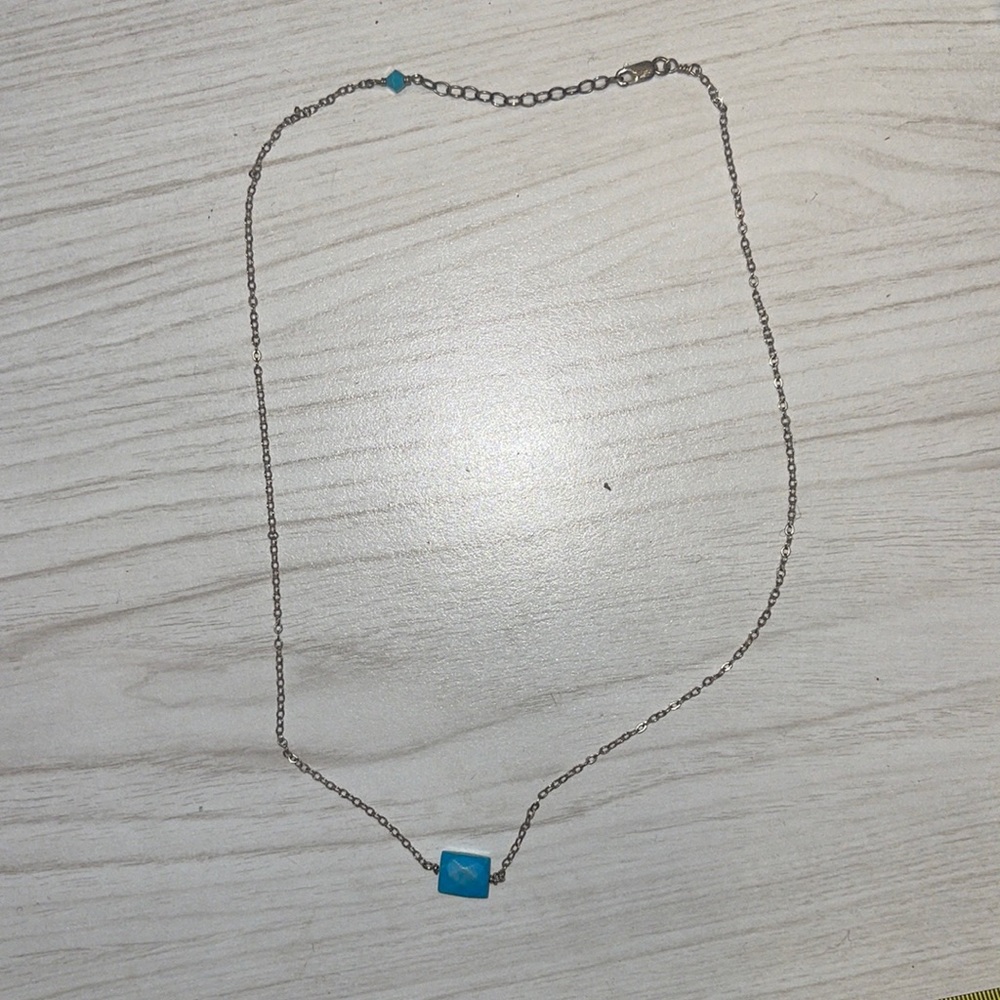 Sterling silver turquoise necklace